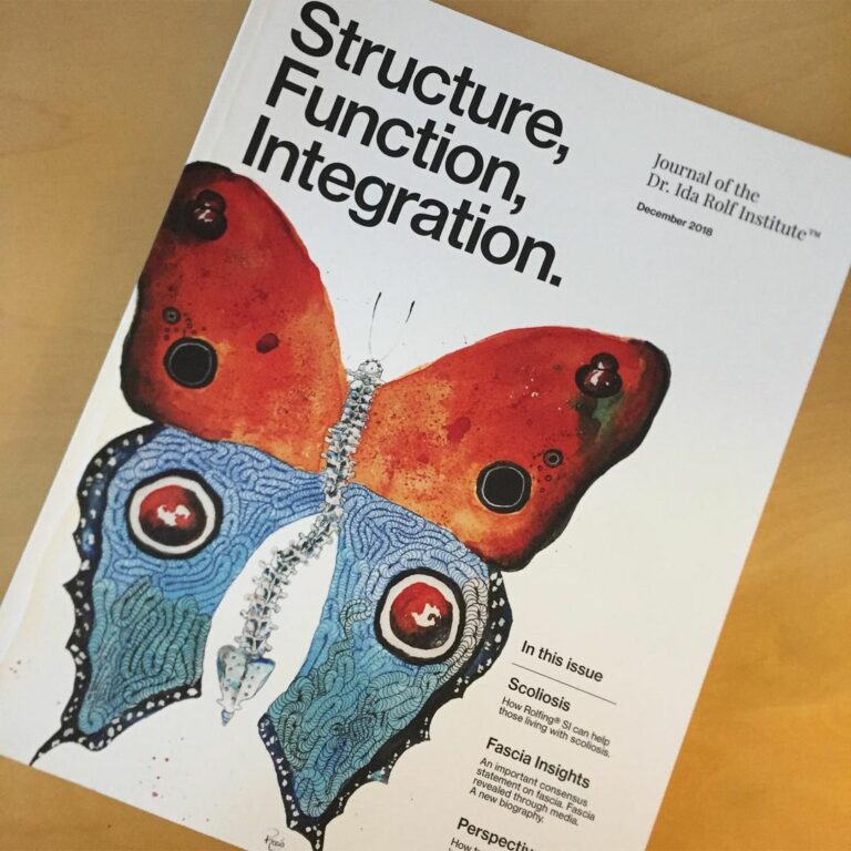 Graphic design illustration on magazine cover.